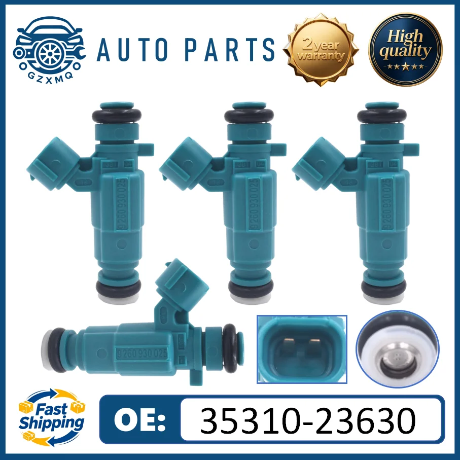 35310-23630 4pcs Fuel Injectors For Hyundai Tiburon Tucson Santa Fe Kia Spectra Rondo Optima Sportage Spectra5#926093002