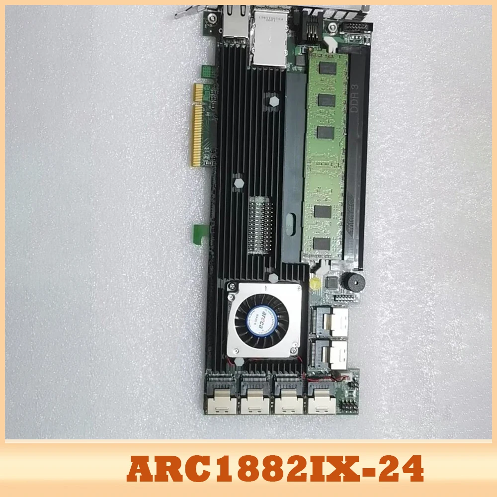 For Areca ARC1882IX-24 PCIe X8 3.0 SAS RAID Card