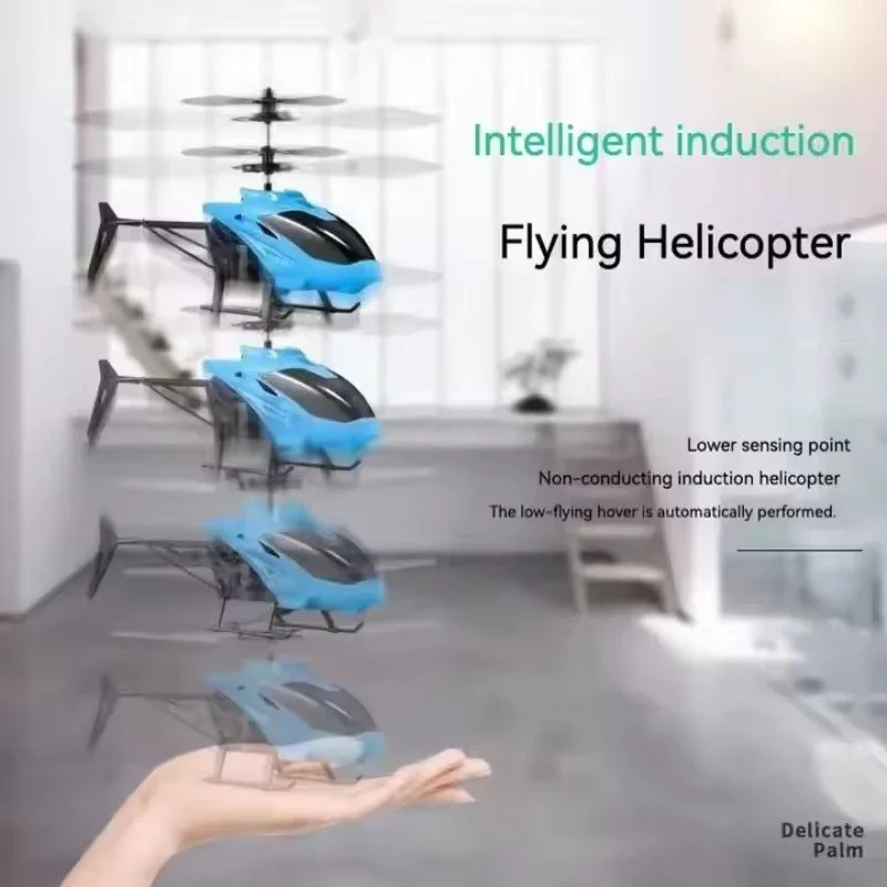 Mini RC Oplaadbaar Geen afstandsbediening RC Helikopters Speelgoed Inductie Zweven Veilig Valbestendig Rc-vliegtuig