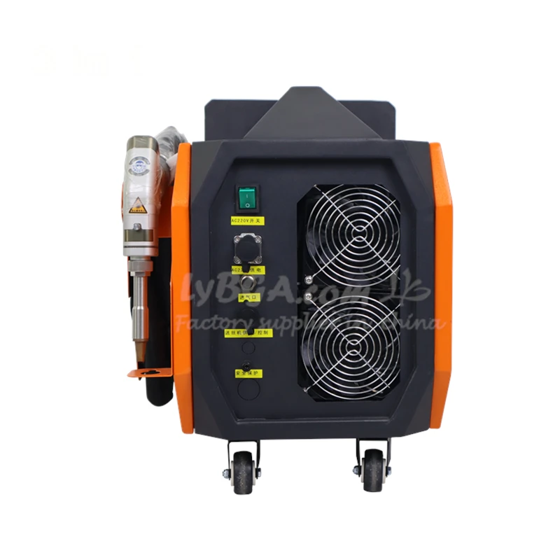 LYBGACNC Mini Air-cooled Handheld 3 in 1 Fiber Laser Welding Head Laser Welding Cleaning Cutting Machine 800W 1200W 1500W