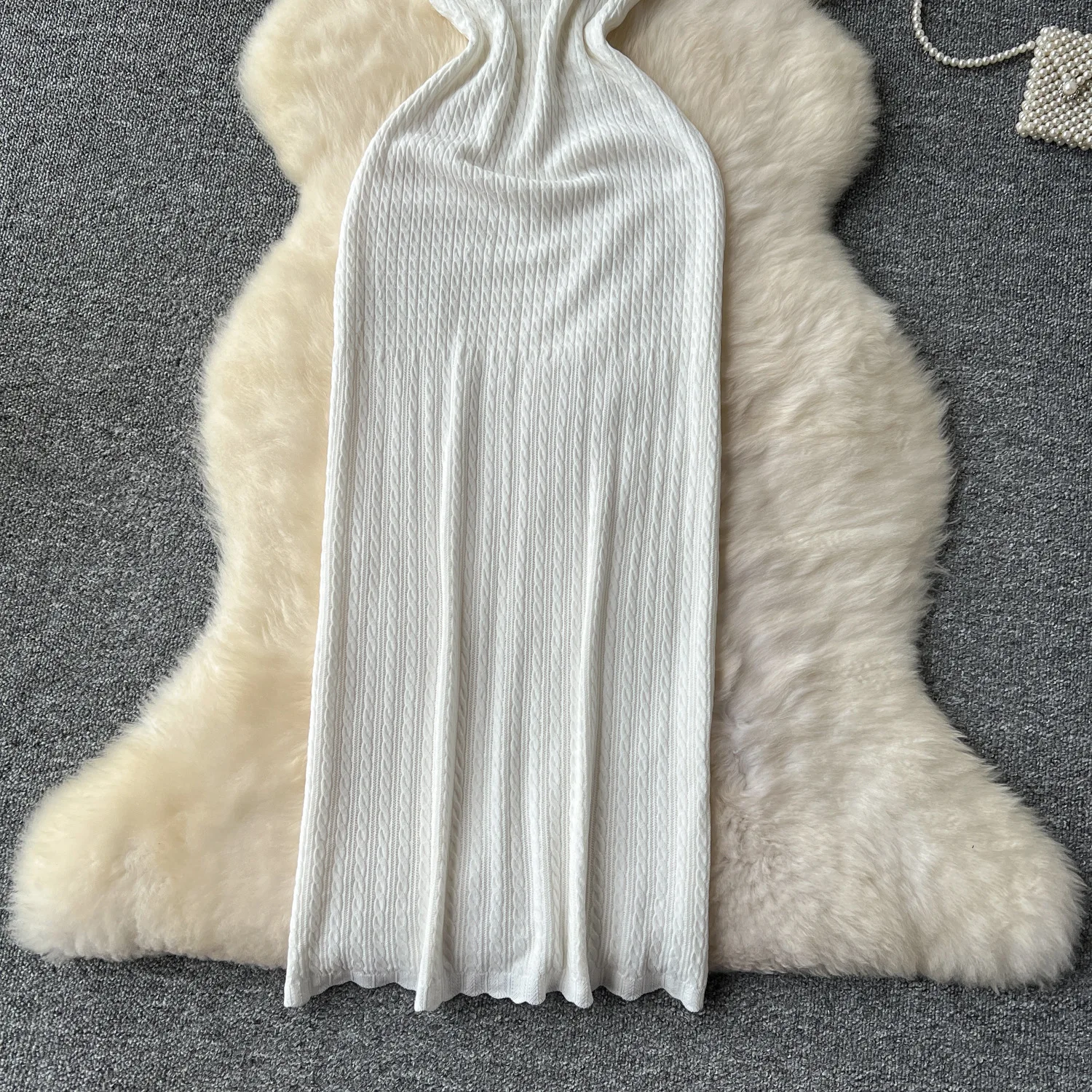 فستان طويل فساتين نسائية مثيرة غمد فيستدوس ملابس الشارع الشهير Bodycon كم قصير أنيق لصق Y2k محبوك نادي الحفلات ليلة 2025