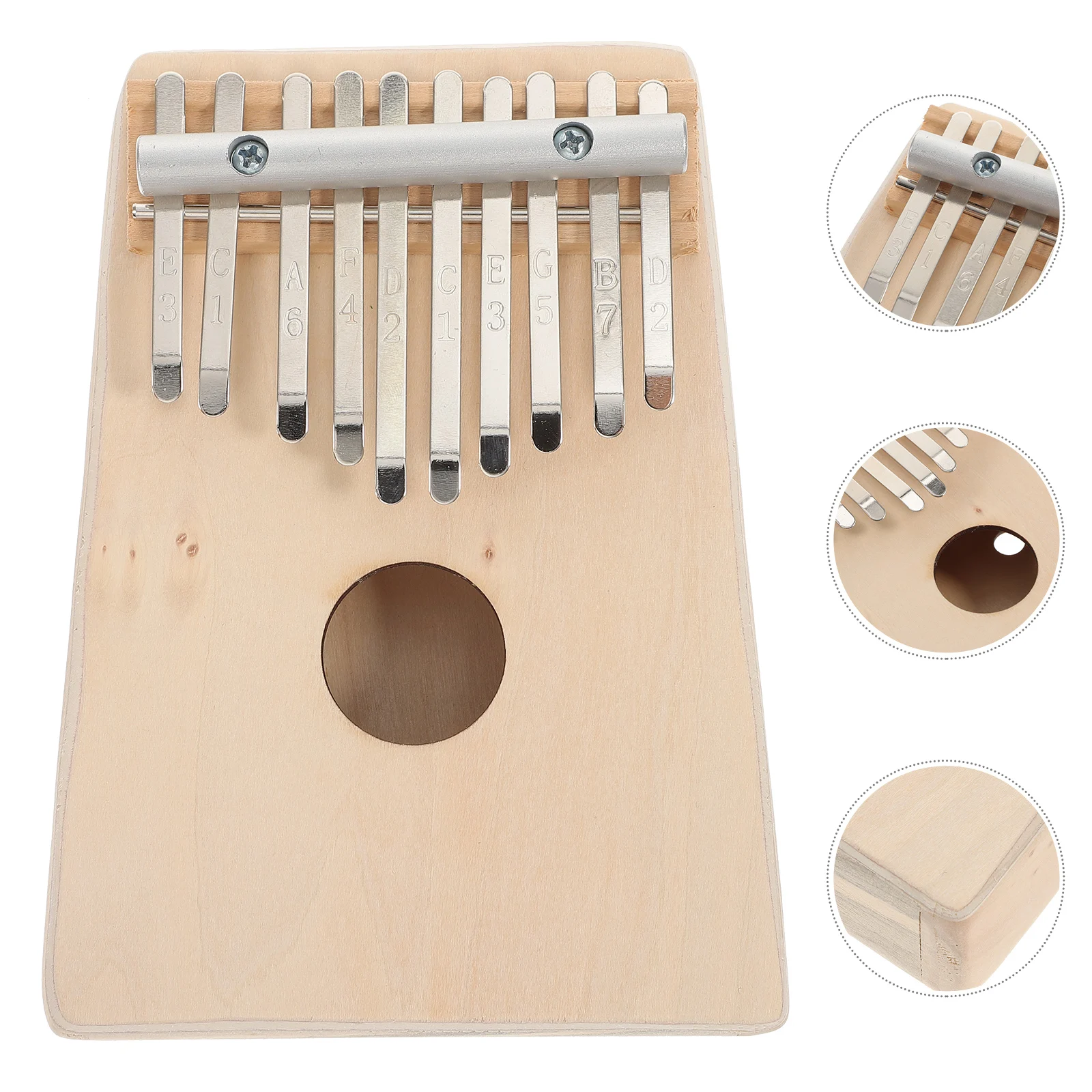

Wooden Kalimba Piano 10 Keys High Quality Durable DIY Assembly Toy Kalimba Diy Kit Musical Instrument Beginner Gift