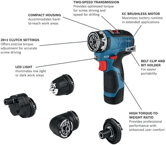 2-Tool Combo Kit with Chameleon Drill/Driver Featuring System and  Oscillating Multi-Tool