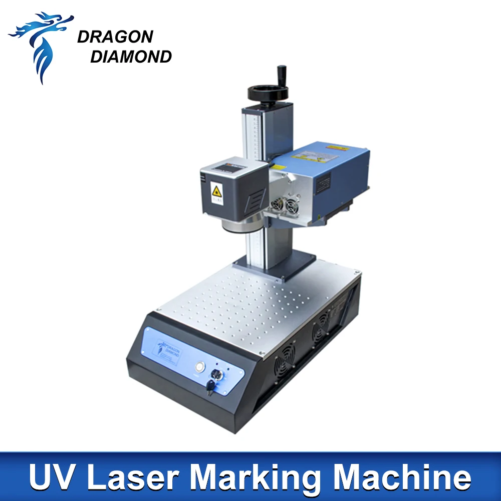 DRAGON DIAMOND 355nm CNC UV Universal Máquina de gravação de marcação a laser 3W 5W 10W para PP Plástico PVC Vidro Madeira Couro