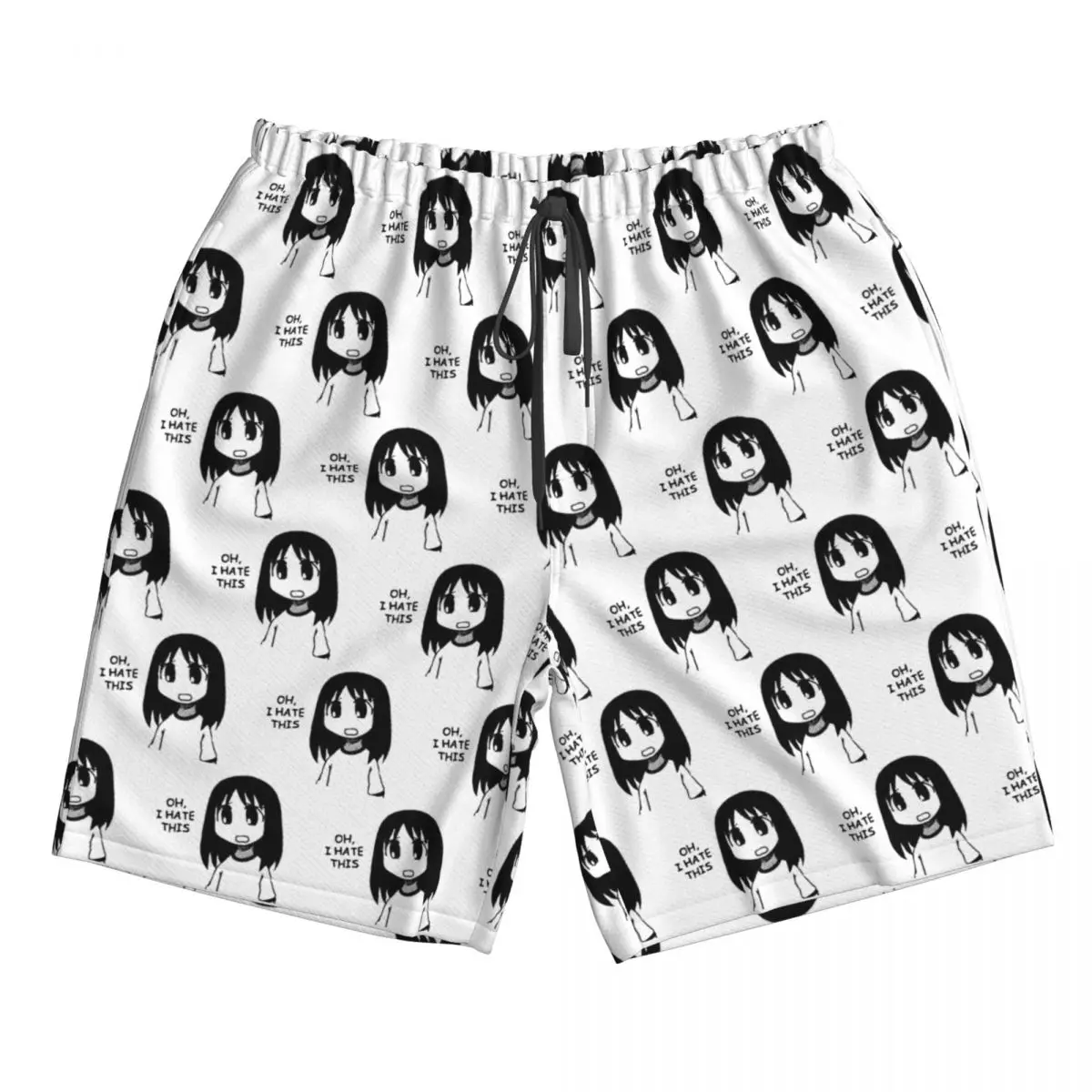OUTDATED – Karo-Profil Azumanga Daioh Osaka Ayumu Kasuga Trunks Strand-Boardshorts Lässige, schnell trocknende Sommerhose für Herren