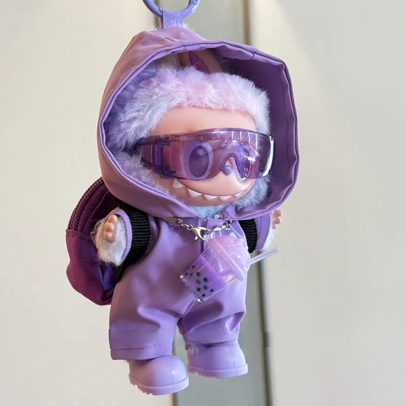 

labubu doll clothes labubu clothing silicone doll accessories can wear a down jacket