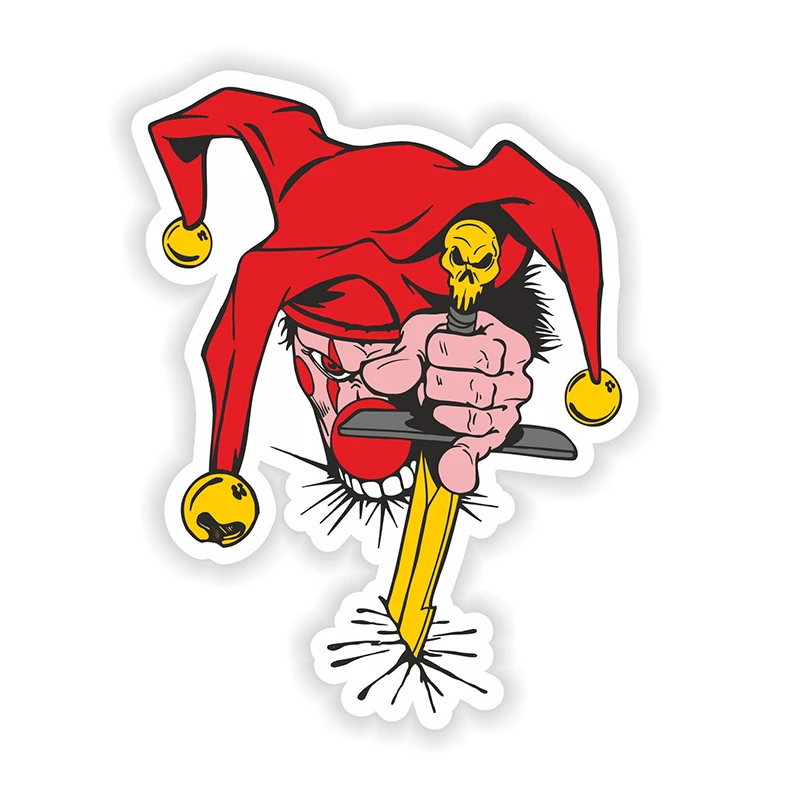 CK21167# 13x17cm Joker Sticker for Laptop Book Fridge Guitar Motorcycle Helmet ToolBox Door PC Boat