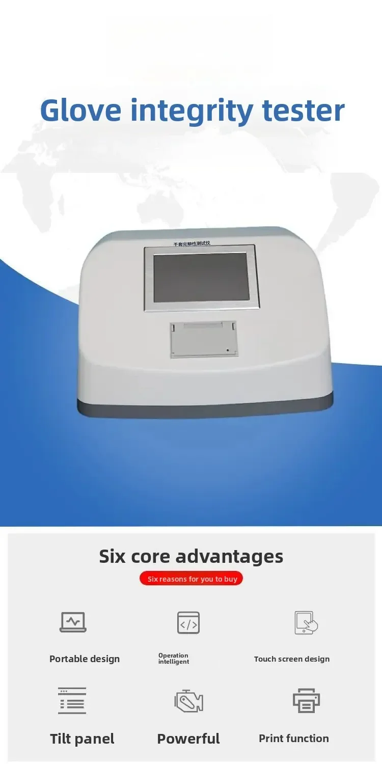 Glove integrity tester, glove leak detector