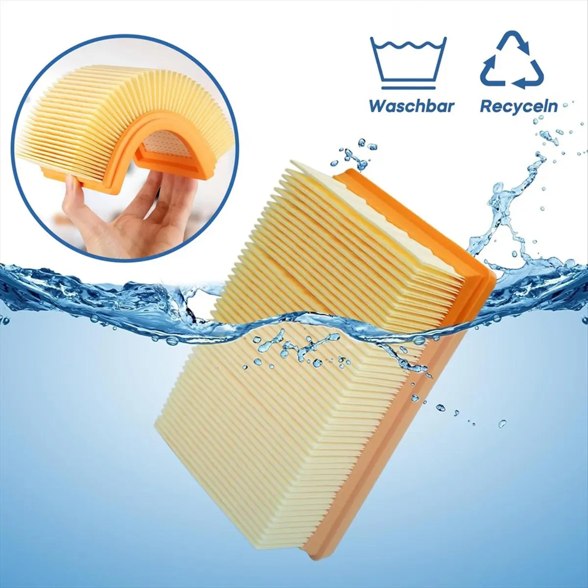 

Ideal# 10 KFI 487 Vacuum Cleaner Bags with 2 KFI 4410 Filters for WD4 WD5 WD6 WD5P WD6P MV4 2.863-006.0 and 2.863-005.0