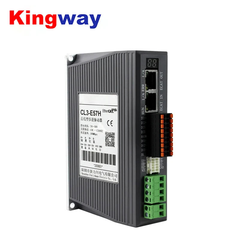 EtherCAT Bus Type Stepper Driver CL3-E57H match for Nema close loop stepper motor 2 phase nema 17 23 24