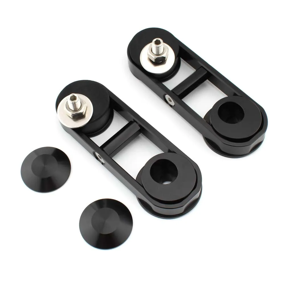Motorcycle Accessories Black Adjustable Rearview Mirror Relocator Mount Bracket For Harley Touring Street Glide FLHX 13-06 22-14