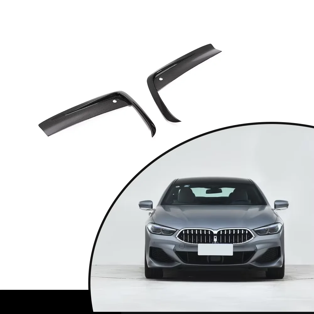 

JCSportline Dry Carbon Front Bumper Lip Vent Splitters For BMW 8 Series G14 G15 G16 2019UP