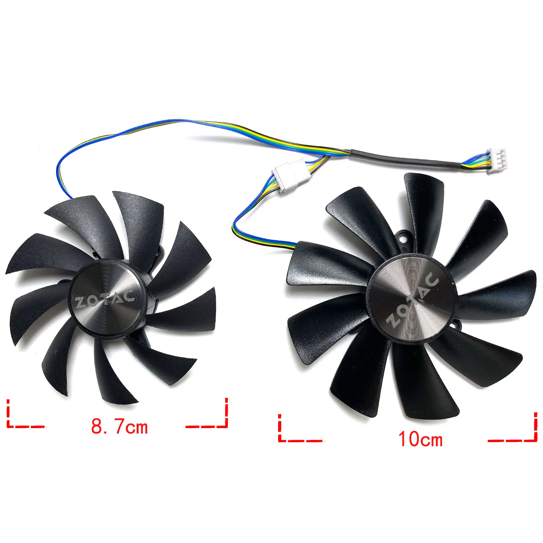 New For ZOTAC GeForce GTX1060 AMP 1070ti 1080 1080ti 8GB Mini Graphics Card Replacement Fan GAA8S2U/GA92S2U