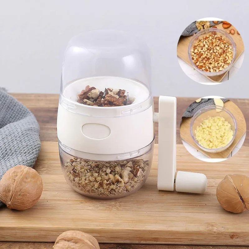 

Multifunctional Manual Nut Food Chopper for Great Nut Garlic Onion Spice Herb Nuts Walnut Groundnut Grinder Kitchen Tools