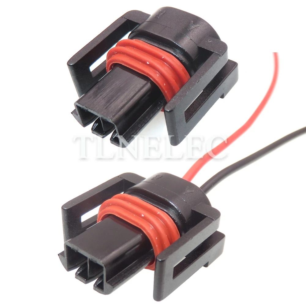 2 Pin Way Automobile Fuel Spray Nozzle Sealed Socket Car Wire Harness Connector with Wires 12162215