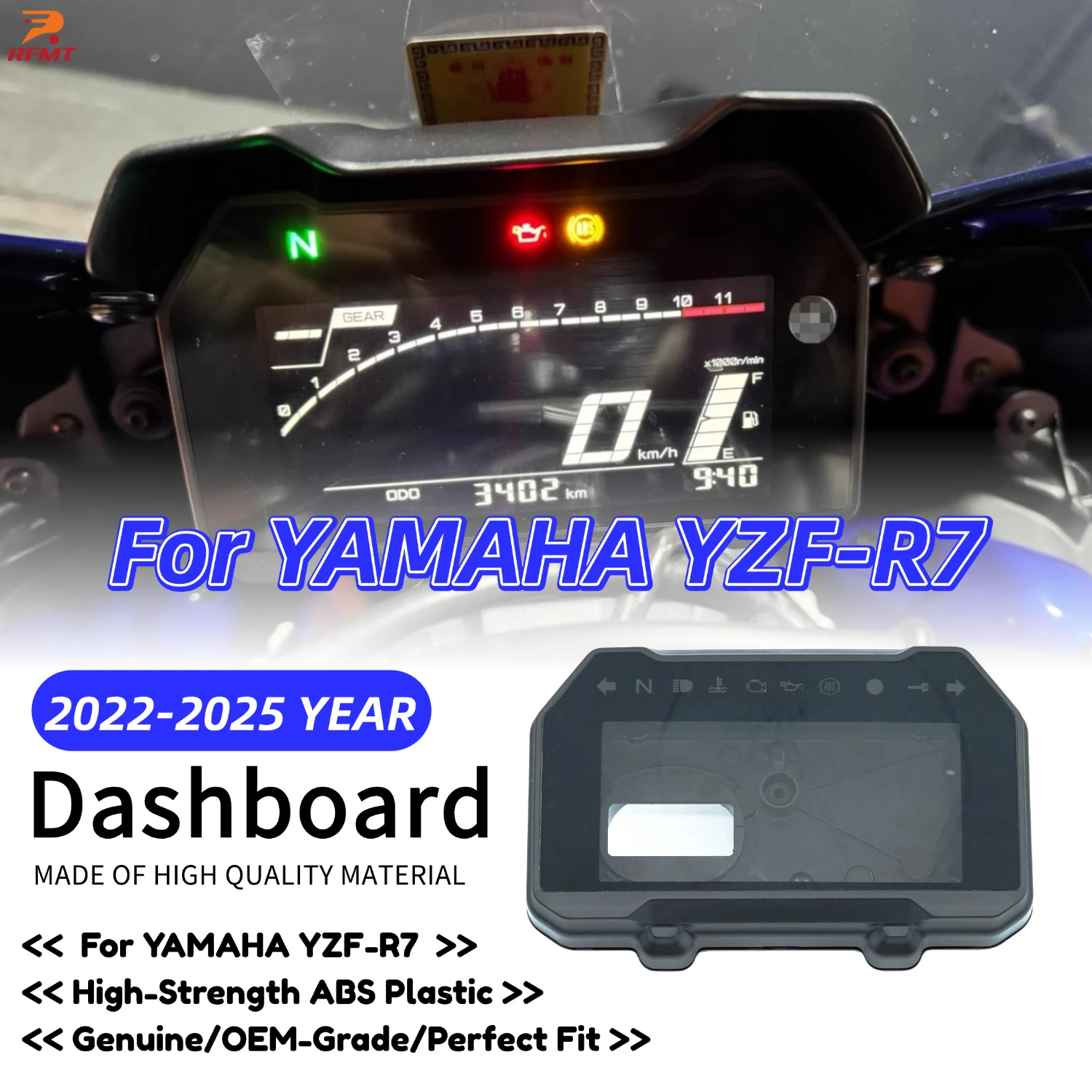 motorcycle-speedometer-dashboard-for-yamaha-yzf-r7-2022-2025-instrument-case-housing-cover-shell-accessories-2023-2024