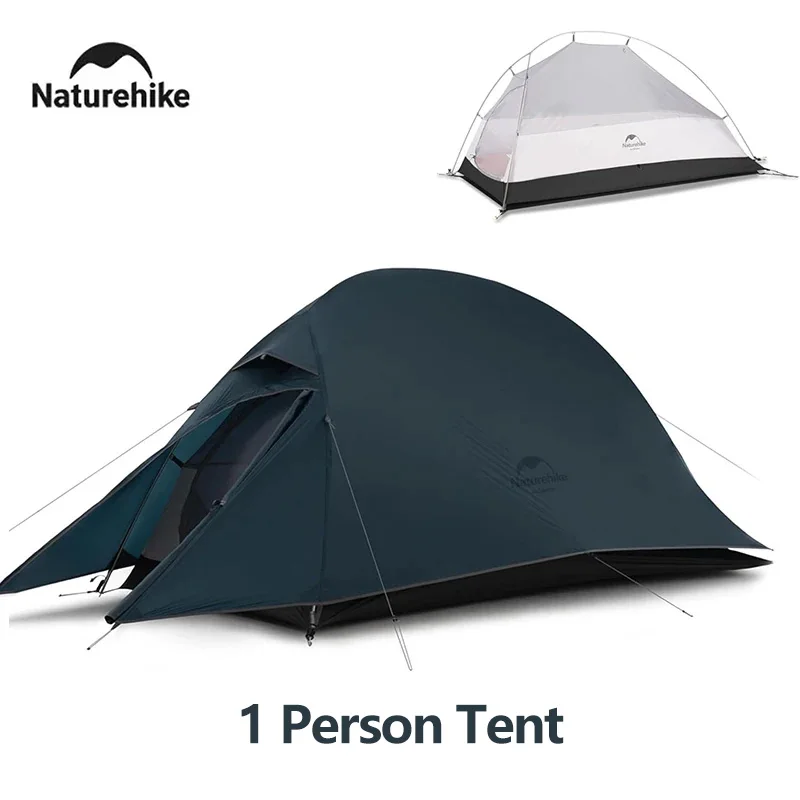 

Naturehike Camping Tent Cloud Up 1 Person Ultralight Outdoor Waterproof Tent Hiking Beach Tent 20D Nylon 210T Backpacking Tents