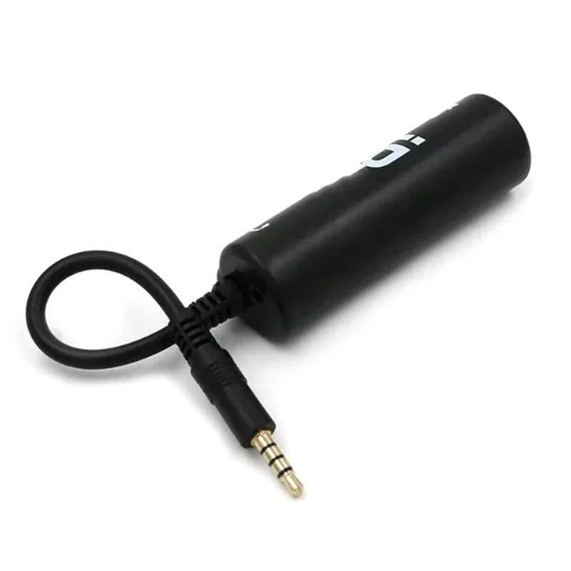 

A51Q-12 шт. гитарный конвертер для телефона, гитарный аудиоинтерфейс, гитарный тюнер, гитарный линейный конвертер, аудиокабель, гитарный звук Effecto