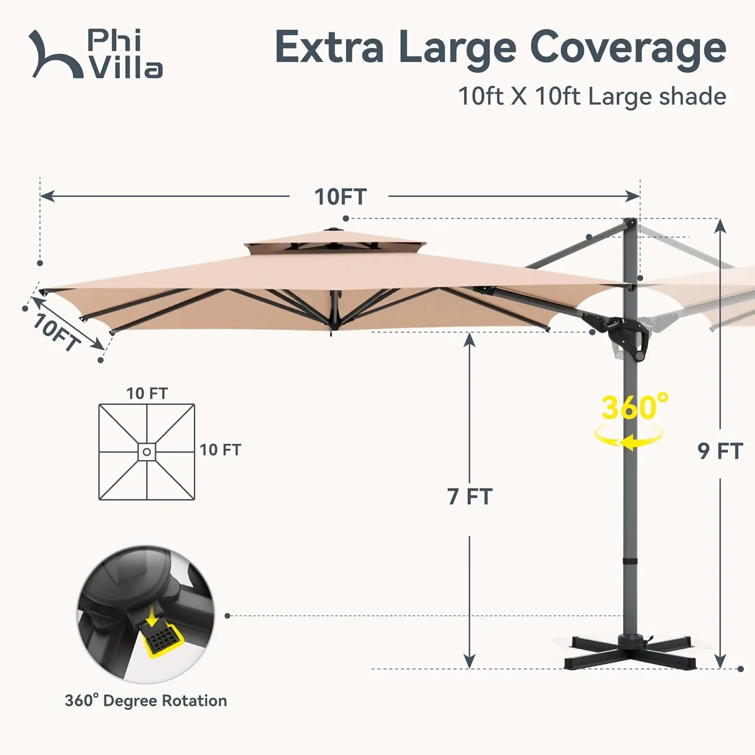 Thumbnail 2 - #16 Latest Cantilever Garden Umbrellas Updates