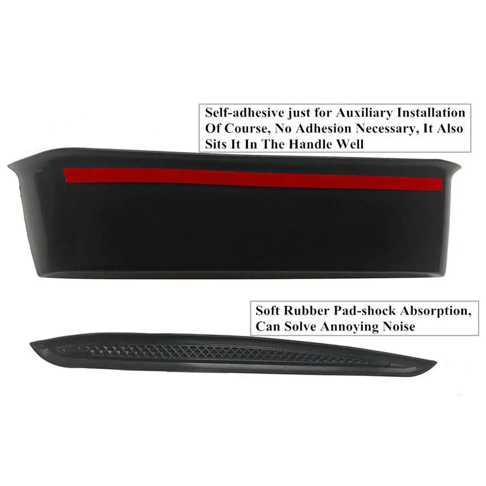 Kotak penyimpanan sandaran tangan, untuk Jeep Renegade 2015-23 mobil pegangan pintu depan, organisasi Interior mobil, alat rak baki tahan air