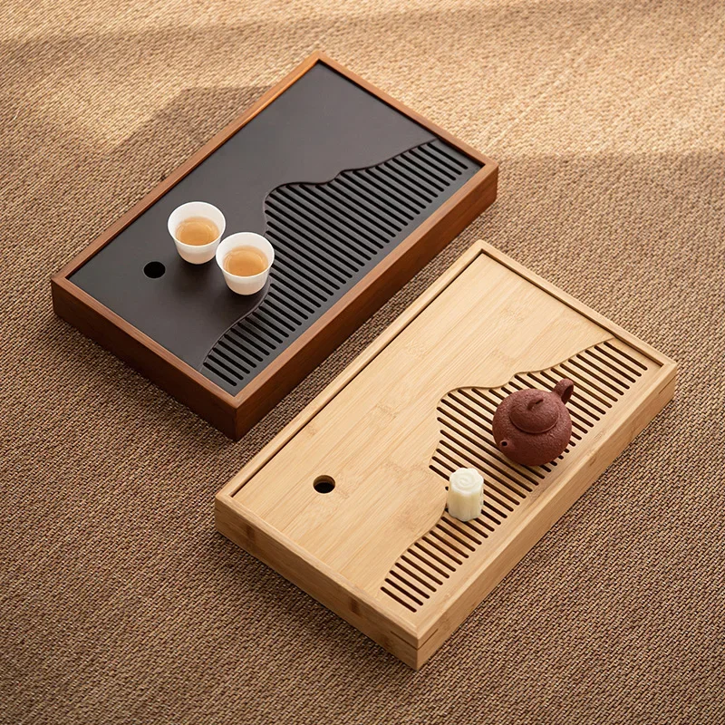 

Vintage Japanese Tea Tray Wooden Luxury Chinese Serving Tea Tray Office Food Nordic Bandeja Para Cha Kitchen Accessories YN50TT