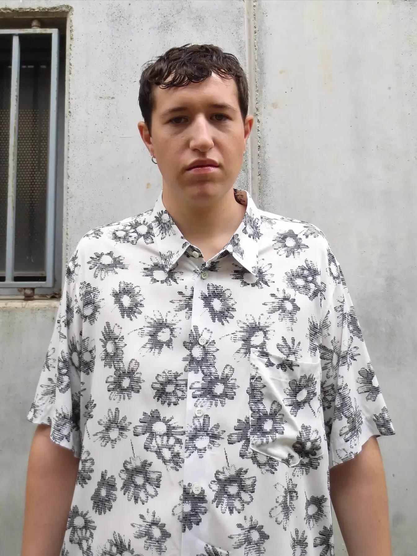 Magliano 25ss Small Daisy Print Short Sleeve Shirt