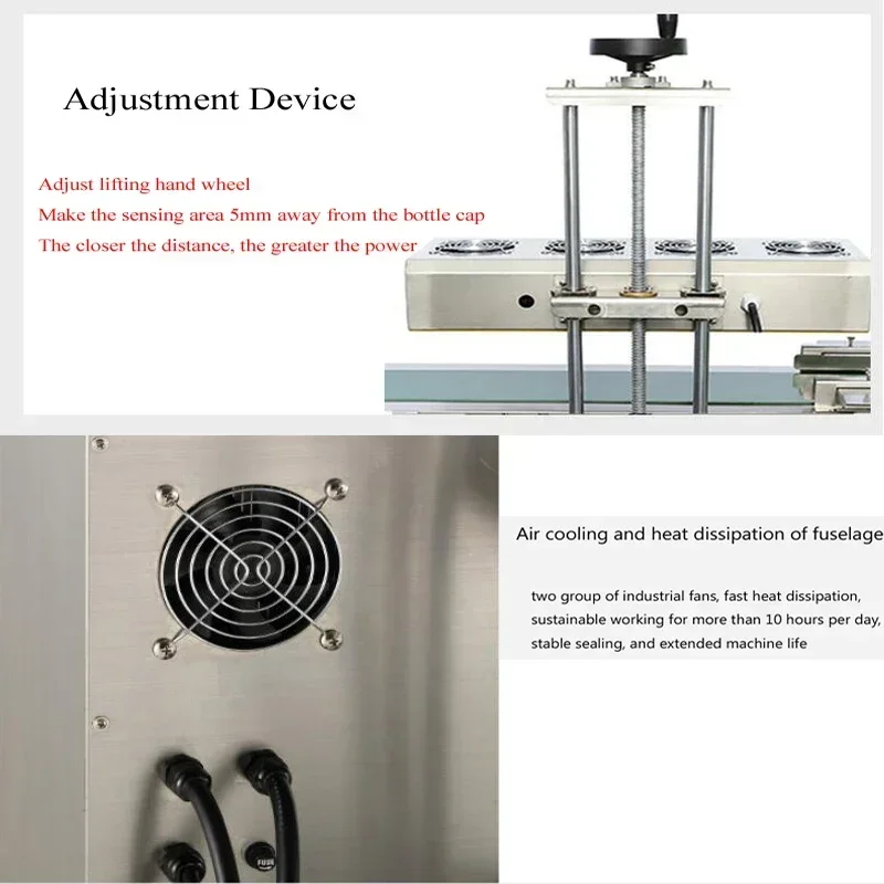 Exquisite Electromagnetic Induction Aluminum Foil Sealing Machine Continuous Induction Sealer