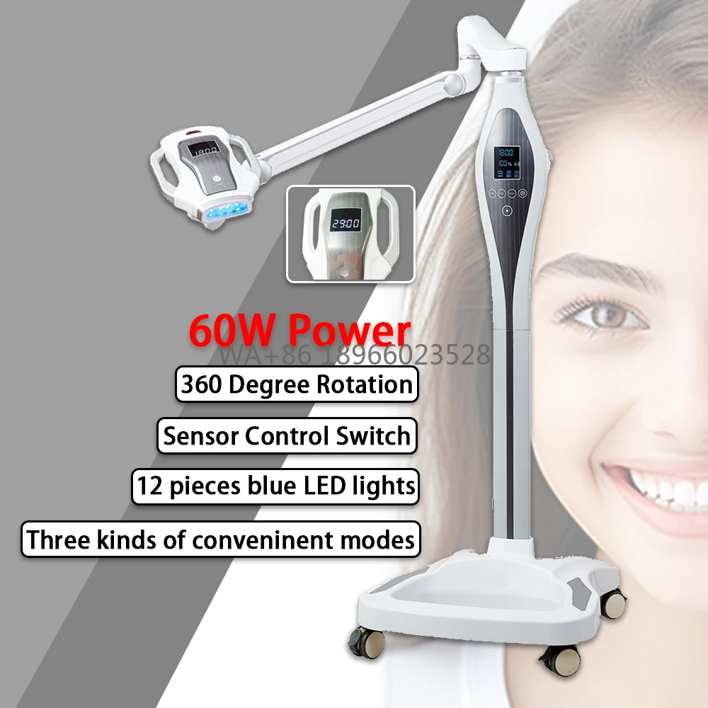 

2023 New Blue Teeth Whitening Led/60W High Professional Teeth Whitening Lamp/flexible Teeth Whitening Machine