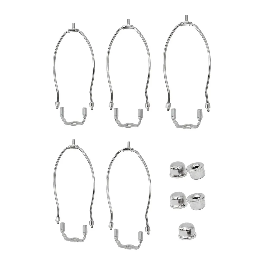 5pcs Lamp Parts For Lighting Fixtures, Electroplated Stands Compatible With Table And Floor Lamps, For DIY Furniture Decor view 5