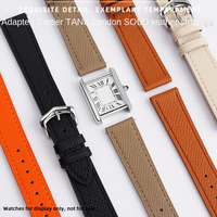 Suitable for Cartie Tank London Solo Key Dumont Watch Strap Men's Genuine Leather Women 14 16 18 20 Wrist Strap Accessories