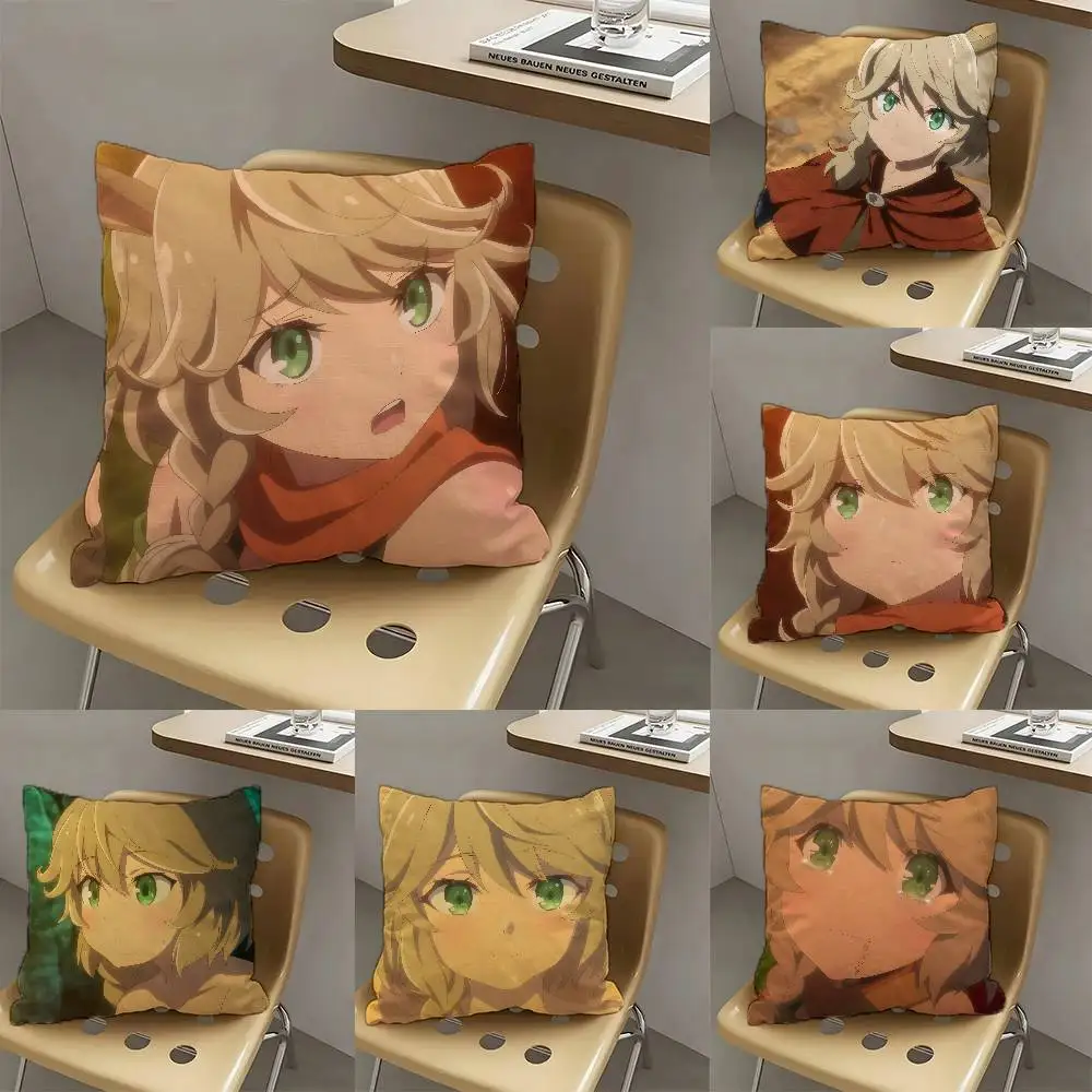 Horn Anime Characters Pillow Case Fashion Square Pillowcase Bedroom Sofa Room Ins Decoration Leisure