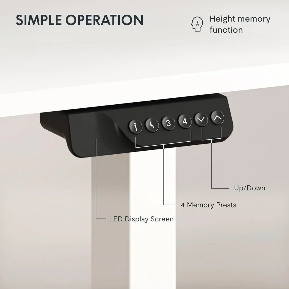71 x 32 Inch Standing Desk Height Adjustable Desk, Stand Up Desk for Computer Workstation