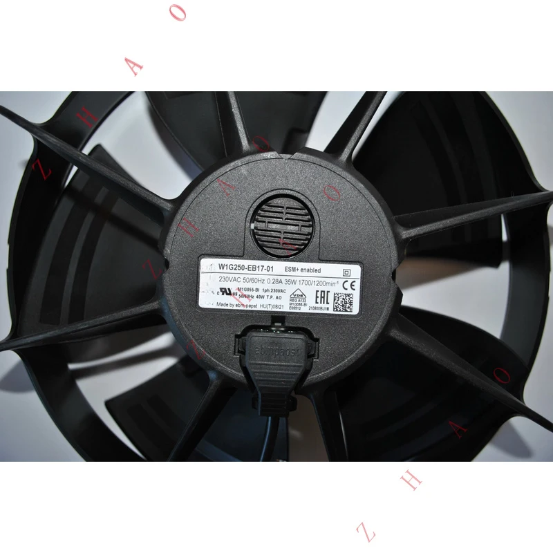 Z   for EBM-PAPS 0.28A 35W W1G250-EB17-01 Industrial HVAC EC Fan 50/60Hz 230V Axial