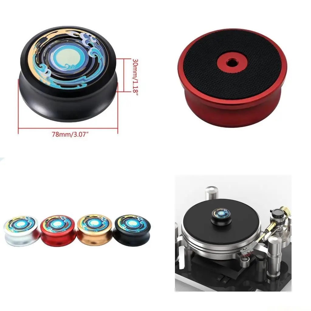 E56B Record Weight Stabilizer Turntable Weight Clamps for LP Disc Turntable Accessory