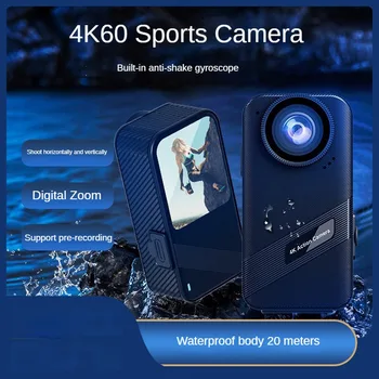 New body waterproof 4K thumb sports camera vlog riding recorder outdoor HD anti-shake sports camera