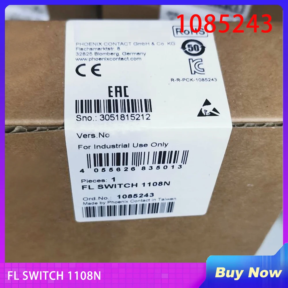 1085243 For Phoenix Industrial Ethernet Switch FL SWITCH 1108N