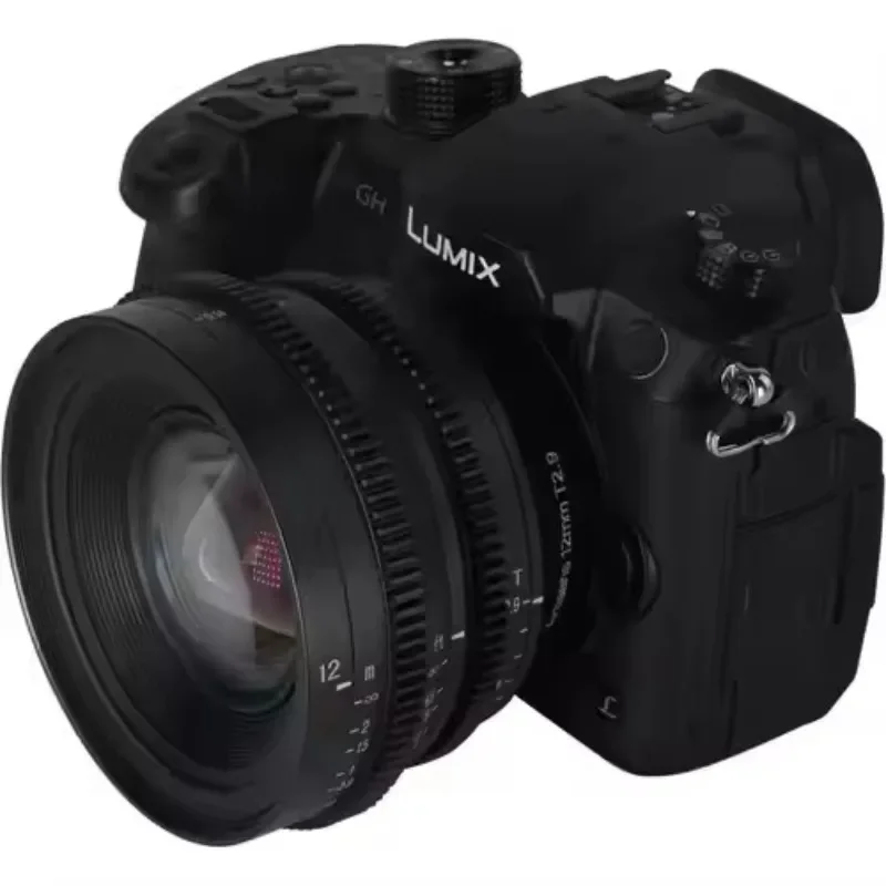 New 7artisans 12mm T2.9 APS-C Ultra Wide Angle Cine Prime for E/FX/M43/EOS-R/Z/L Large Glass Interface-Compatible Leica Fuji Oly