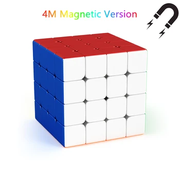 Moyu cube , Magnetic 4x4x4 cube , MOYU Meilong 4M Magnetic 4x4 Speed cube Professional…