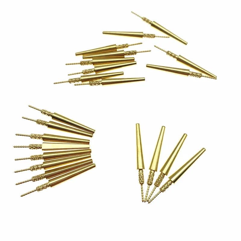 Dental Lab Brass Dowel Stick Pins With Spike Pitch Brass Pins For Plaster Stone Die Model Work Dental Material