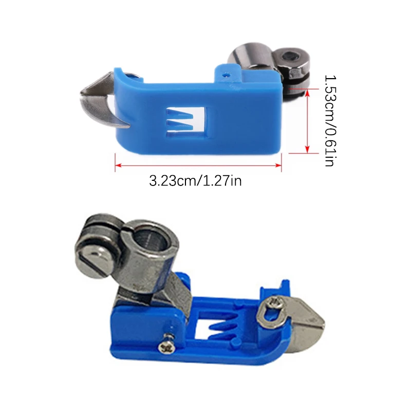 العالمي تغطية غرزة Maching 5.6 مللي متر البلاستيك قطعة قدم الضغط في ماكينة الخياطة ماكينة خياطة الملحقات ثلاثة إبرة خمسة موضوع قطعة قدم الضغط في ماكينة الخياطة