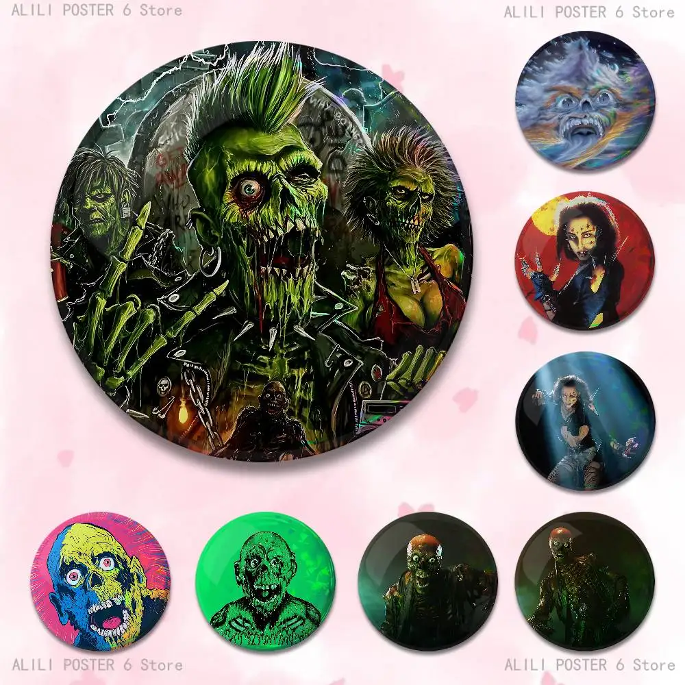 R-Return of the L-Living D-Dead Custom Badges 75mm 44mm 25mm Brooch Backpack Hat Enamel Pins Accessories Toys Gifts