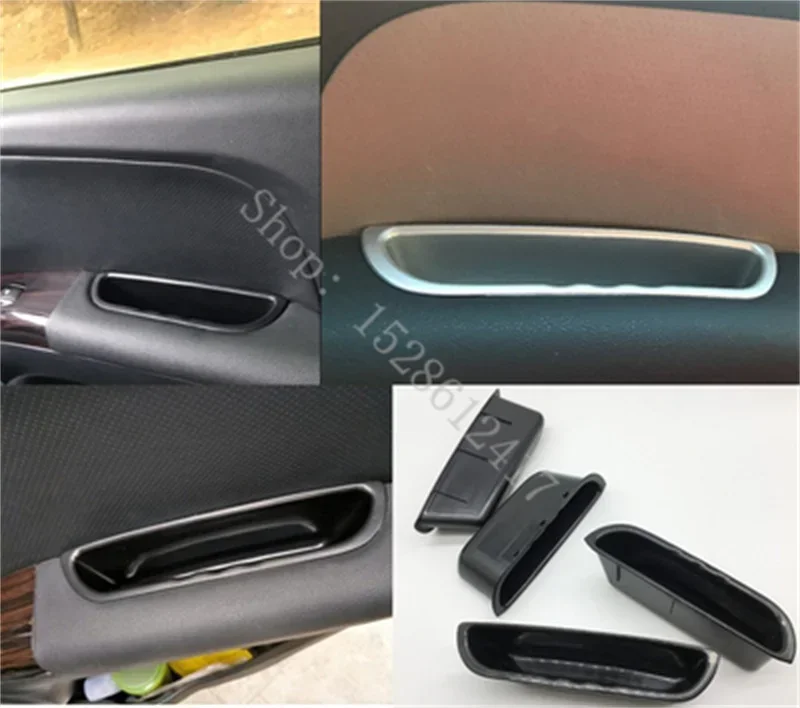 For Kia Sportage/Sorento 2007-2014 Door Handle Storage Box Center Console Glove Bin Interior Armrest Holder Cup Molding