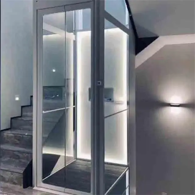 3-10 meters lift height 3 floors Small residential elevator Home elevator Hydraulic residential elevator with cabin