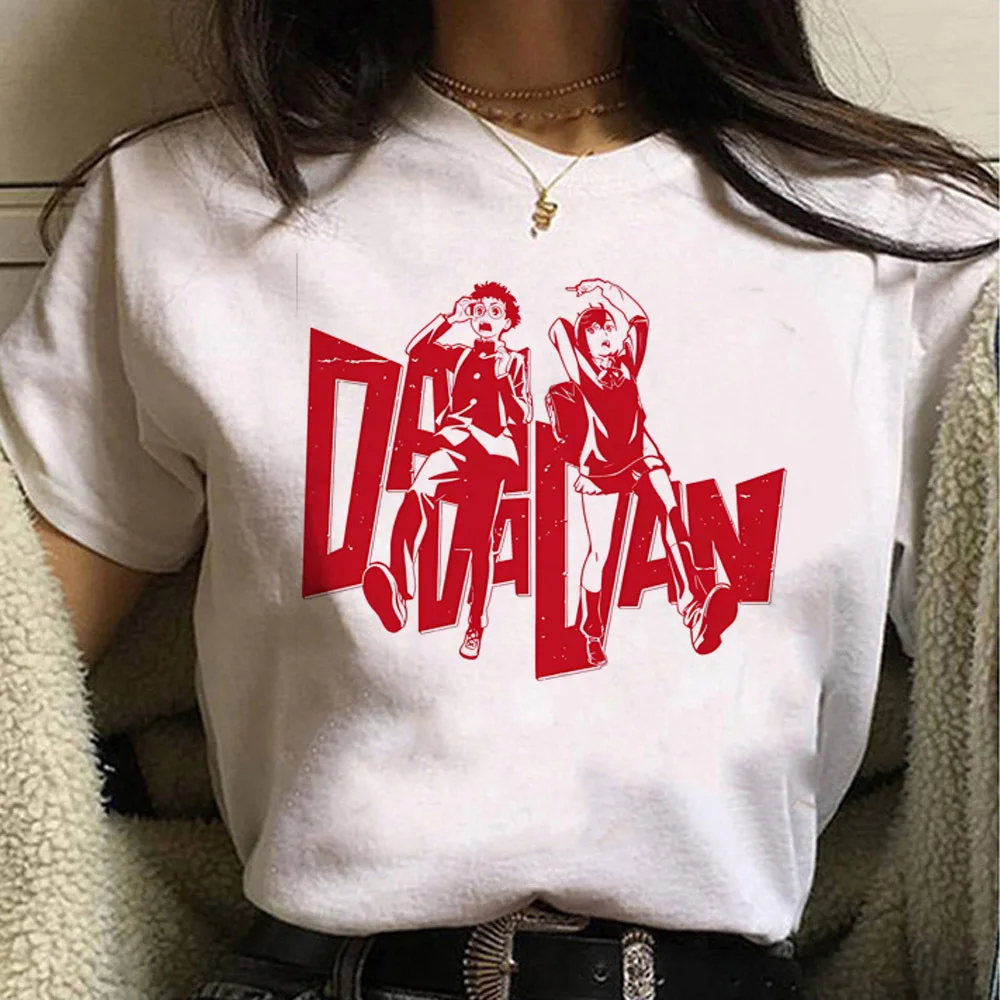 Dandadan Okarun t shirt girl Classic Psychedelic streetwear Y2k Trendy top tees women kawaii Gothic 2000s Pastel Breathable