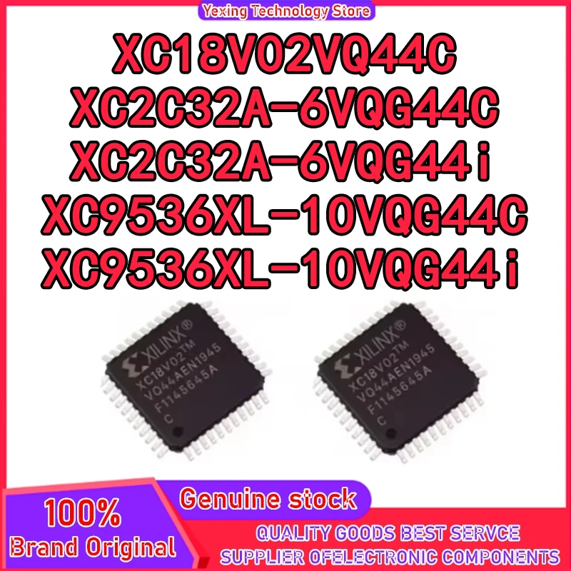 

XC18V02VQ44C XC2C32A-6VQG44C XC2C32A-6VQG44i XC9536XL-10VQG44C XC9536XL-10VQG44i XC2C32A XC9536XL XC18V02VQ Микросхема MCU TQFP-44