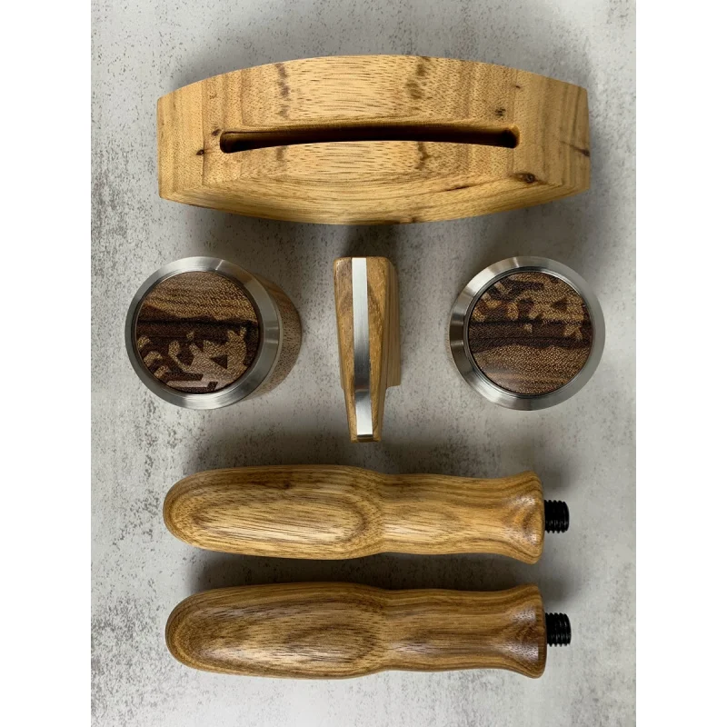 For modifying the walnut Wood/Zebra wood knob handle of the Italian lamarzocco mini semi-automatic single-head coffee machine