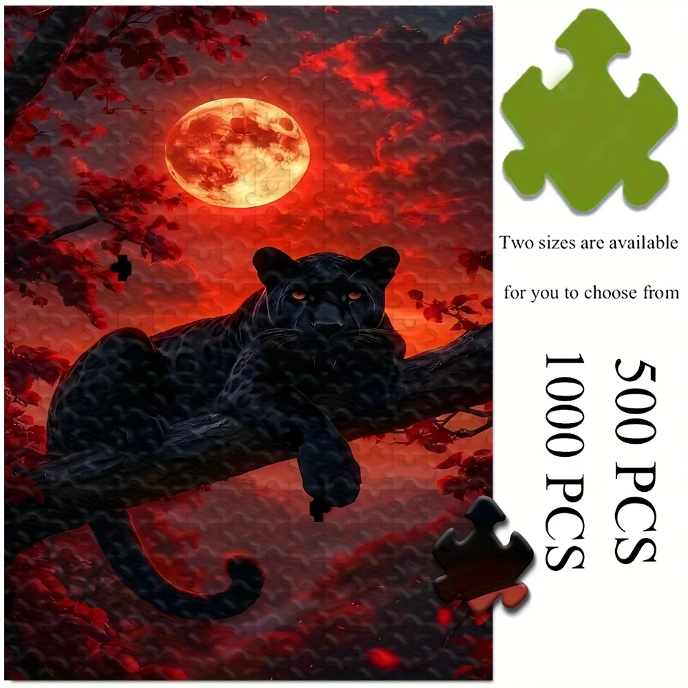 500/1000 stuks puzzel voor volwassenen |   Hoogwaardig, stressverlichtend leuk familiespel, ideaal voor verjaardagen, Kerstmis, Halloween en cadeau
