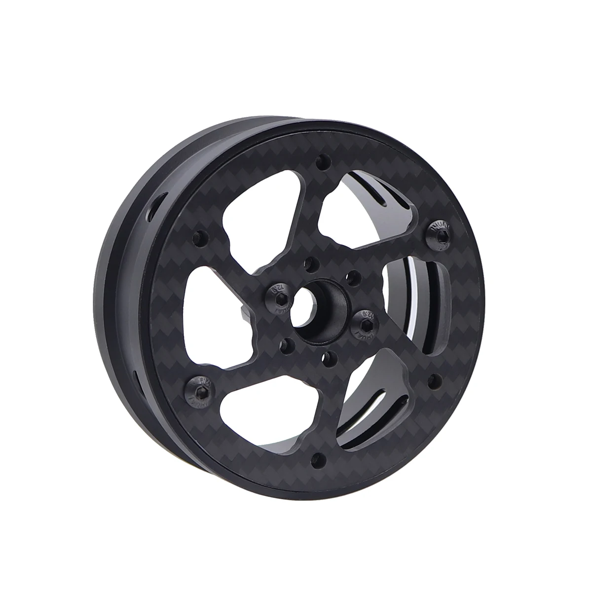 4PCS 2.2 Inch Carbon Fiber Wheels Rim For 1/10 RC Crawler LCG Cheater Rigs Building Capra SCX10 Pro TRX4 Upgrade Parts