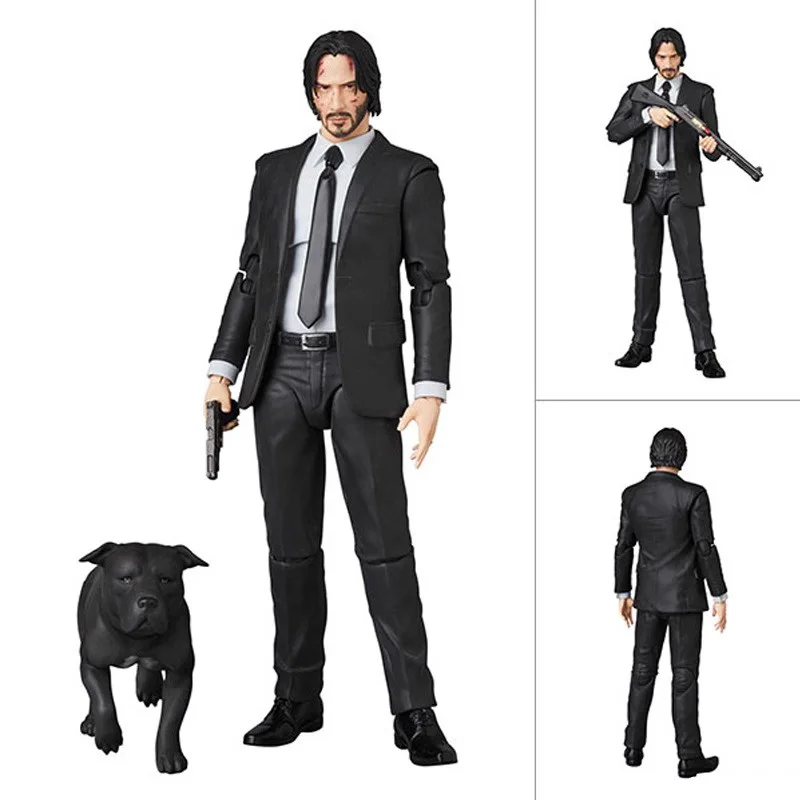 Mafex 085 JOHN WICK Action Figure Collectible Model Articulation can be moved Home decoration Children's birthday present toys