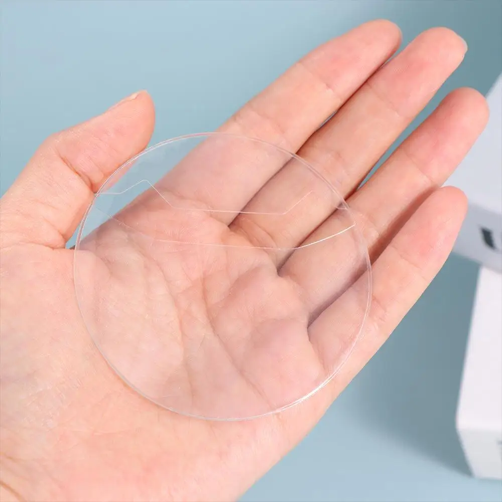 5Pcs Badge Protector Ita Bag Pin Case Anime Transparent Badge Display Sleeve Round PVC Badge Protective Sleeve Storage Case